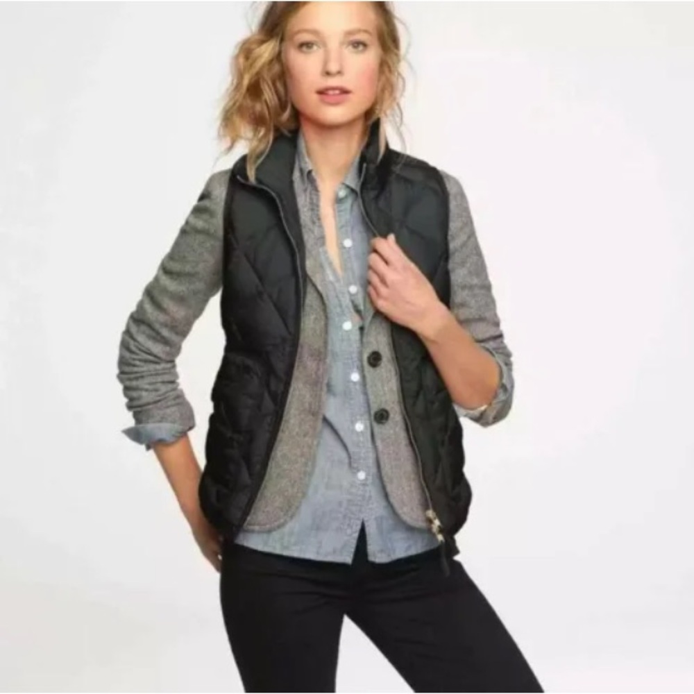 J Crew Excursion Down Puffer Vest Large